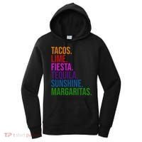 Tacos Lime Fiesta Tequila Sunshine Margaritas Cindo De Mayo Women's Hoodie thumb 0