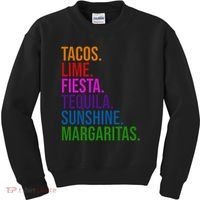 Tacos Lime Fiesta Tequila Sunshine Margaritas Cindo De Mayo Kids Sweatshirt thumb 0