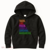 Tacos Lime Fiesta Tequila Sunshine Margaritas Cindo De Mayo Kids Hoodie thumb 0