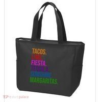 Tacos Lime Fiesta Tequila Sunshine Margaritas Cindo De Mayo Tote Bag thumb 3