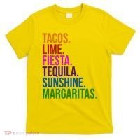 Tacos Lime Fiesta Tequila Sunshine Margaritas Cindo De Mayo T-Shirt thumb 0