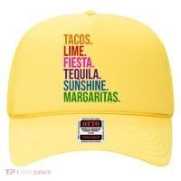 Tacos Lime Fiesta Tequila Sunshine Margaritas Cindo De Mayo Hat thumb 0