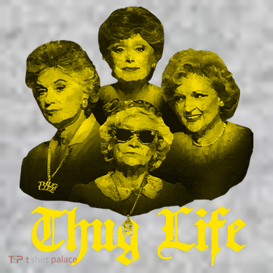 Thug Life Golden The Baniff Cuffed Pom Beanie