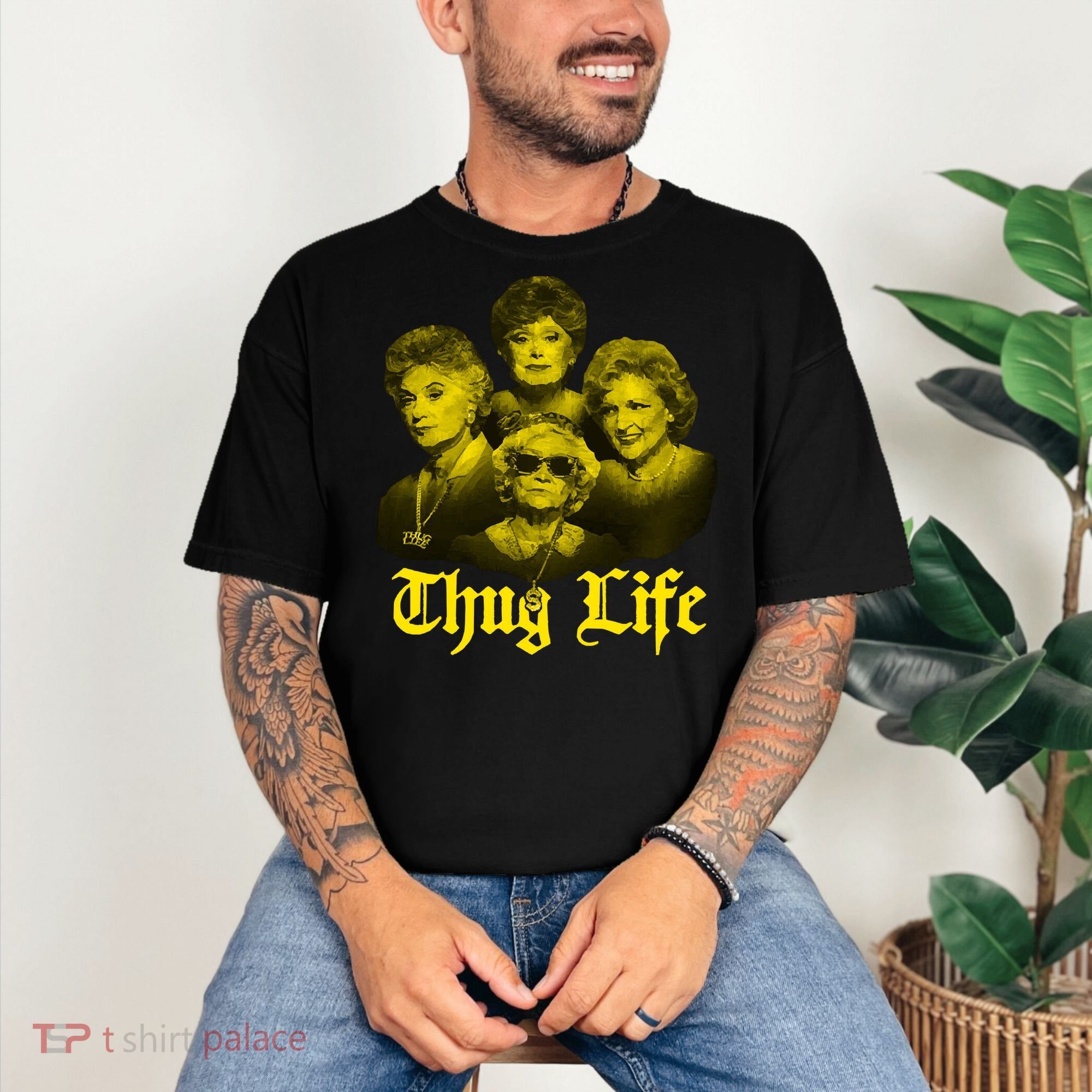 Thug Life Golden Comfort Colors T-Shirt
