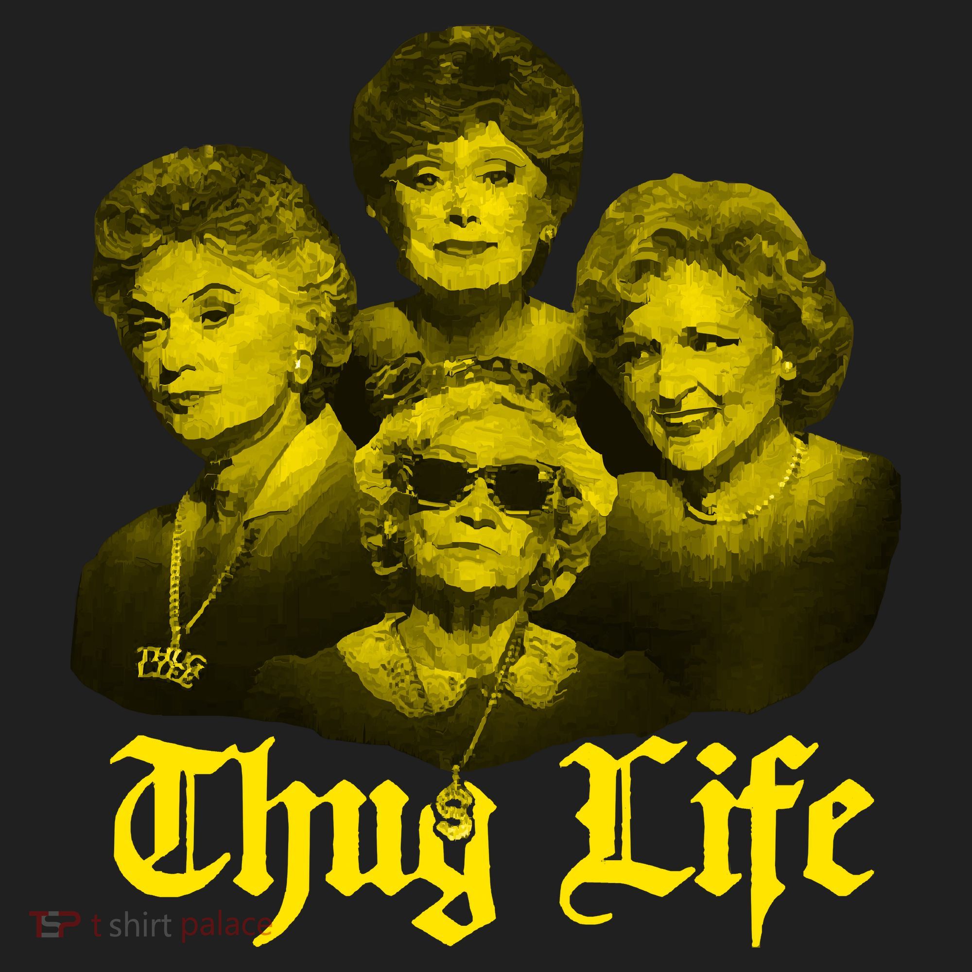 Thug Life Golden Women's Sweatshirt