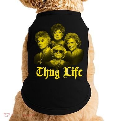 Thug Life Golden Doggie Tank