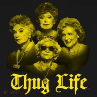 Thug Life Golden USA-Made Doggie Bandana thumb 2
