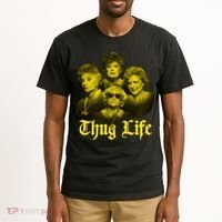 Thug Life Golden Tall T-Shirt thumb 2