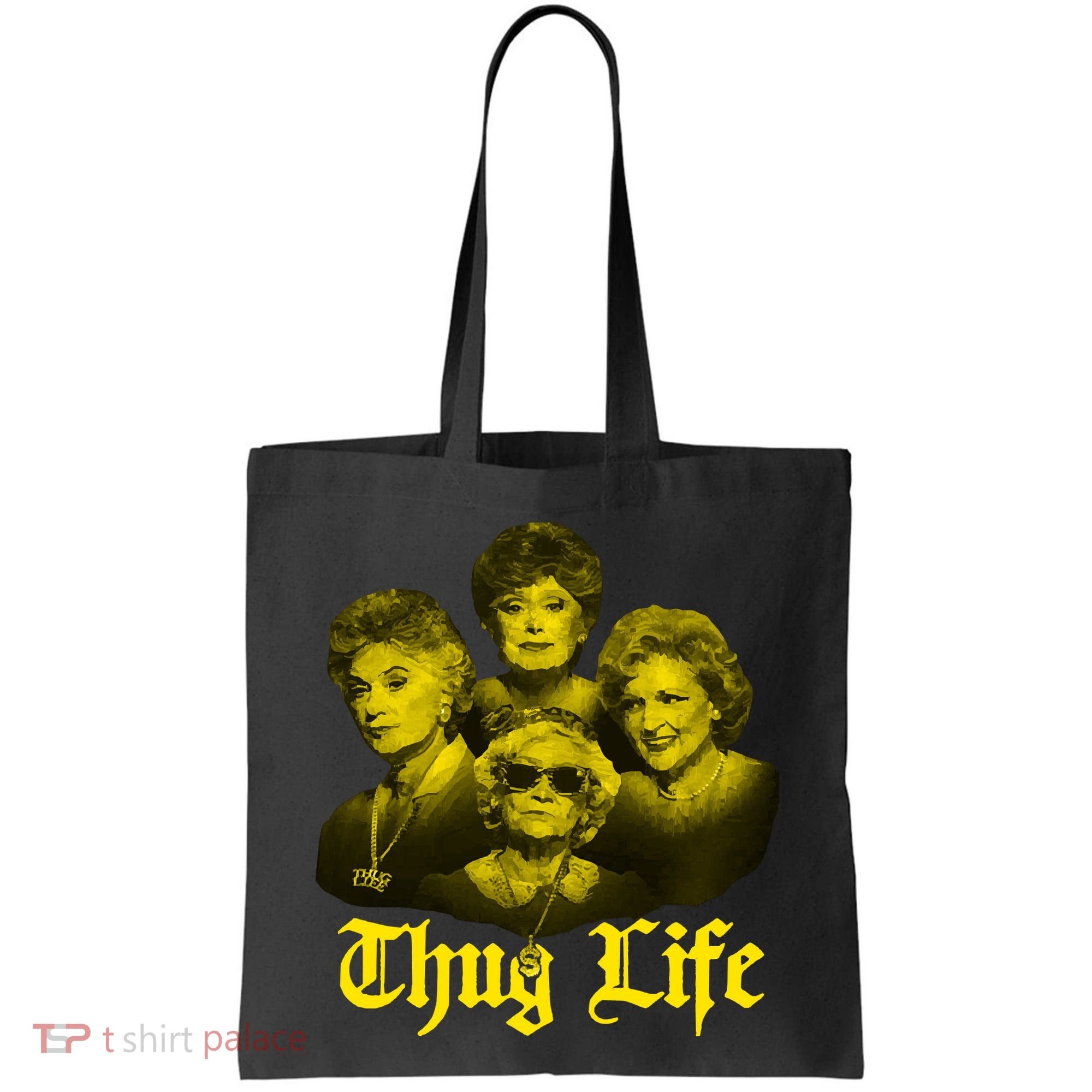 Thug Life Golden Tote Bag