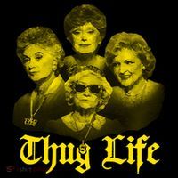 Thug Life Golden Baby Bodysuit thumb 2