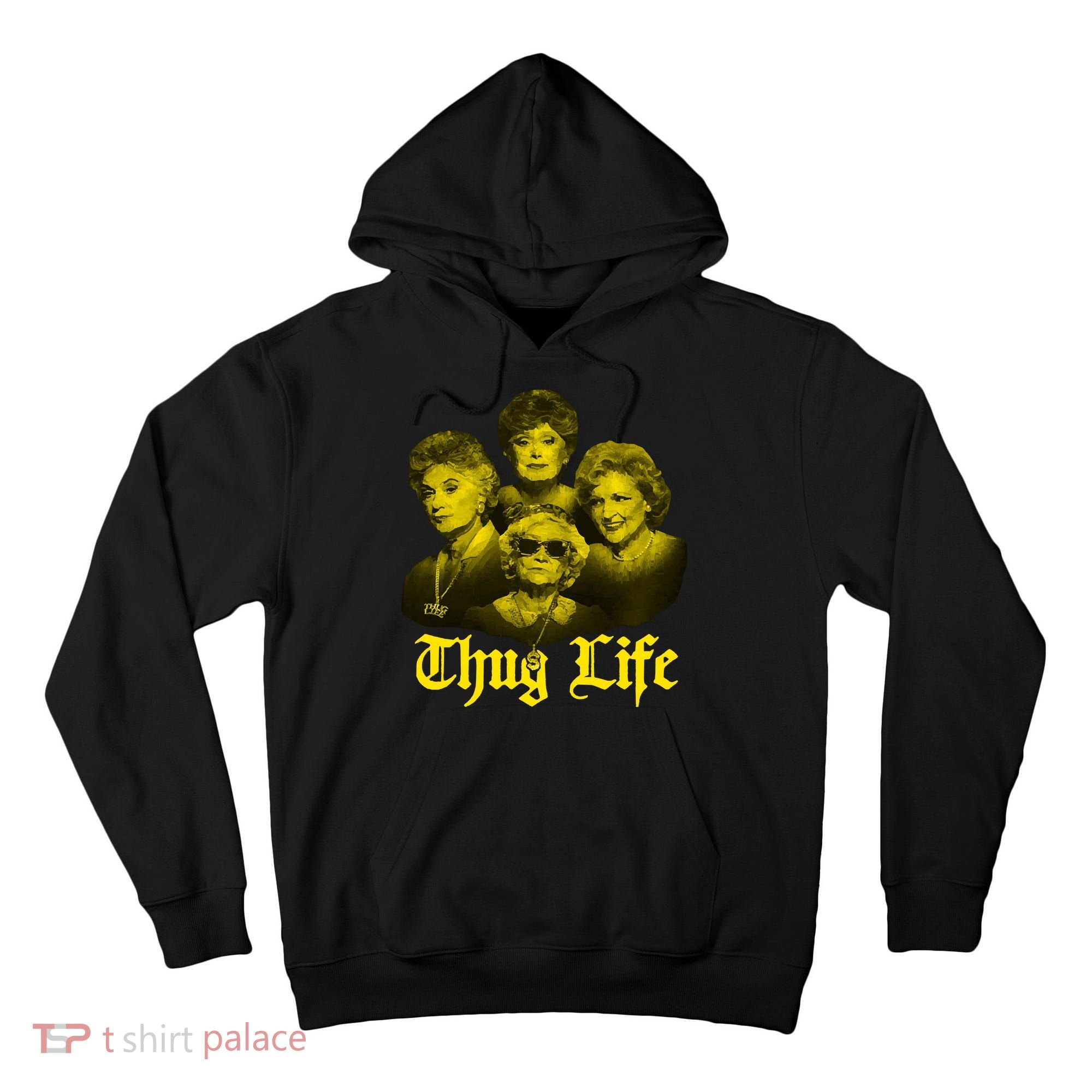 Thug Life Golden Tall Hoodie