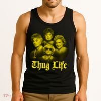 Thug Life Golden Tank Top thumb 3