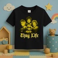 Thug Life Golden Toddler T-Shirt thumb 3