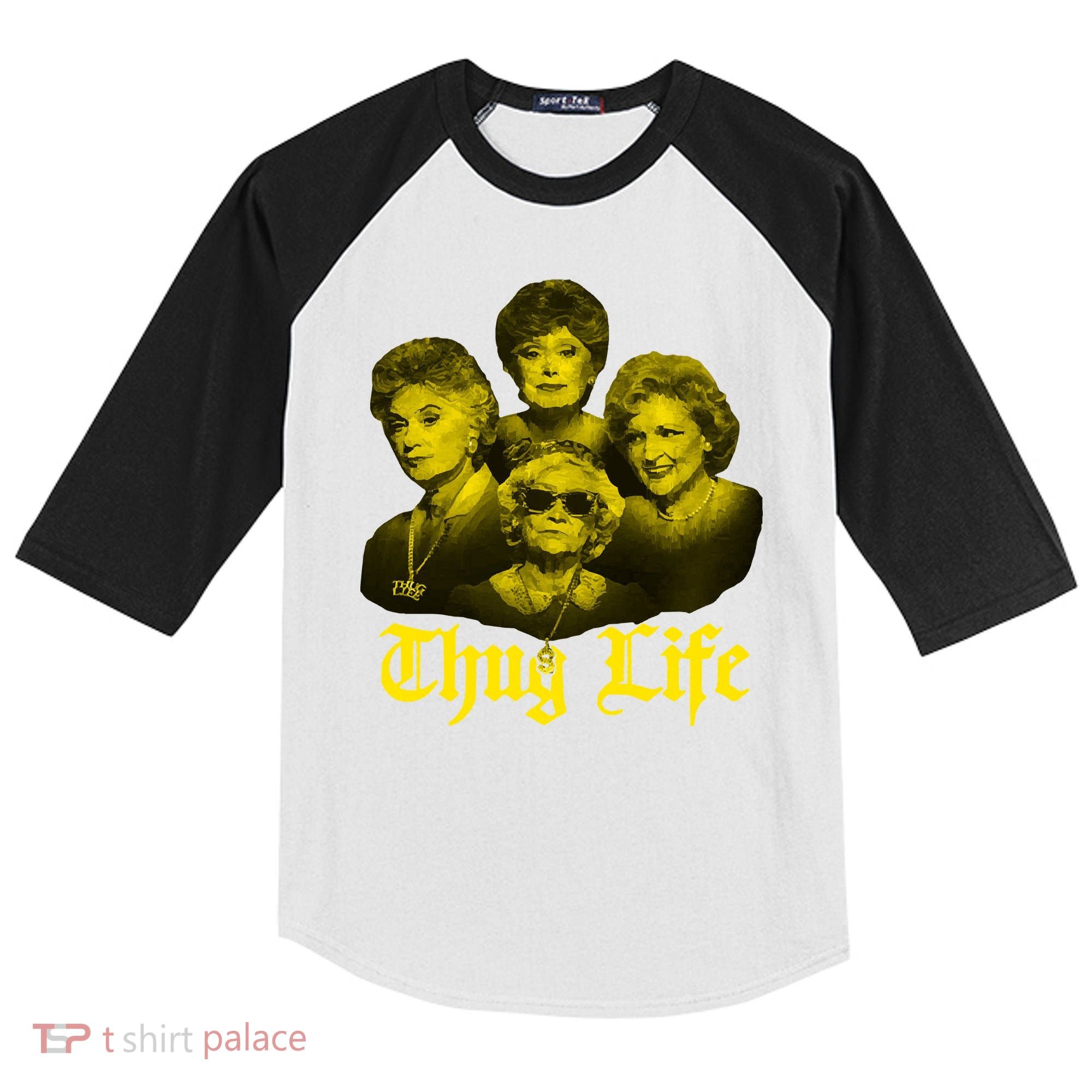 Thug Life Golden Kids Colorblock Raglan Jersey