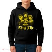 Thug Life Golden Kids Hoodie thumb 4