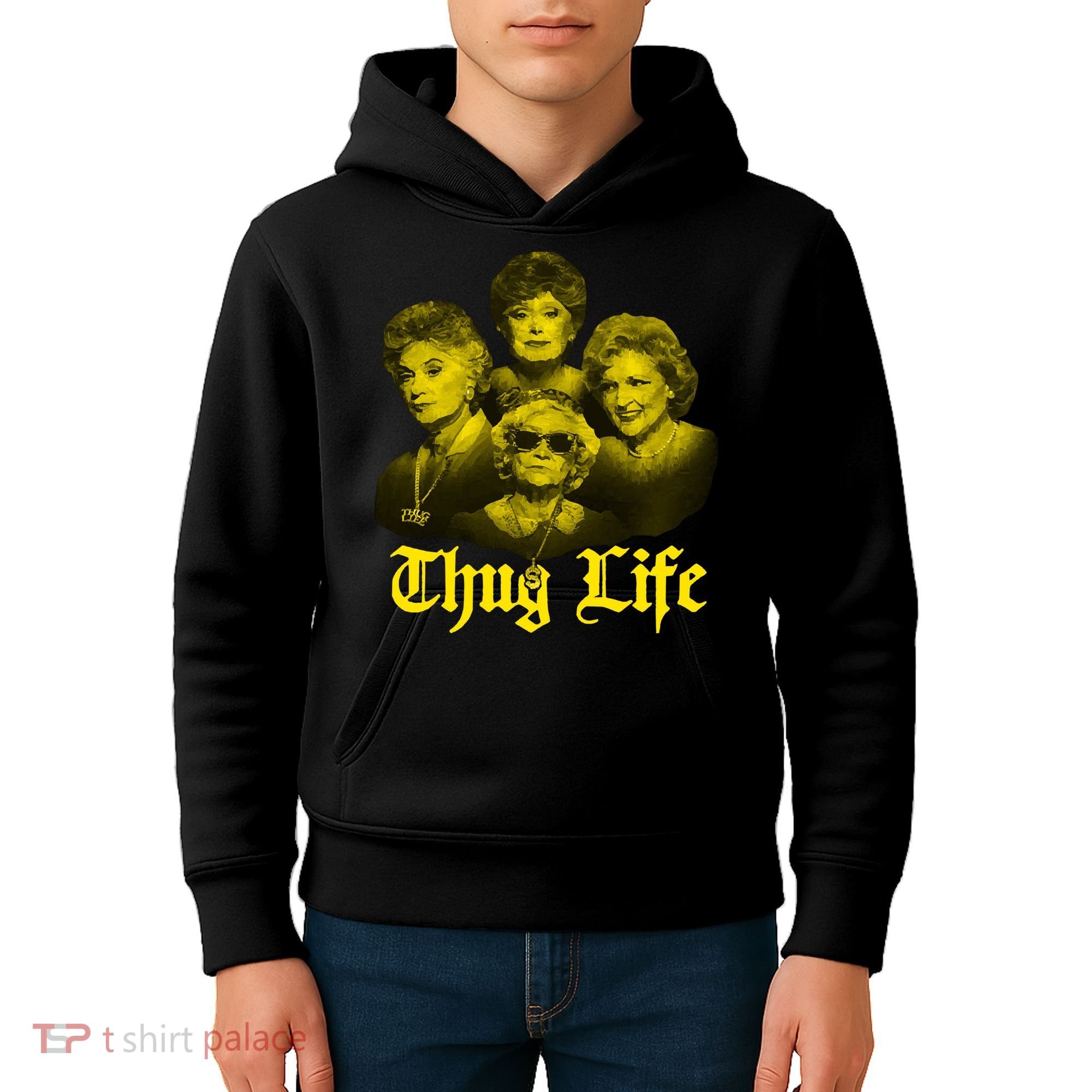 Thug Life Golden Kids Hoodie