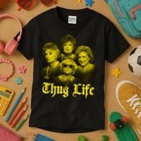 Thug Life Golden Kids T-Shirt thumb 3