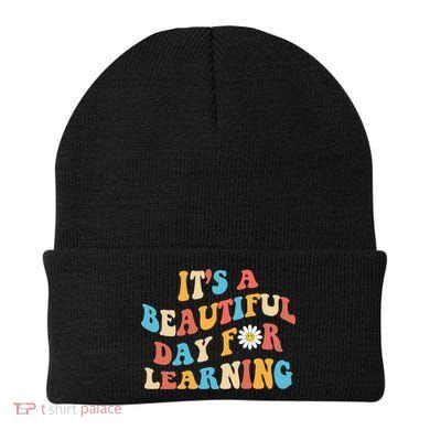Teacher Life Gift Its A Beautiful Day Beanie