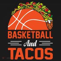 Taco Lover Gifts Basketball And Tacos Tuesday Funny Mexican T-Shirt thumb 7