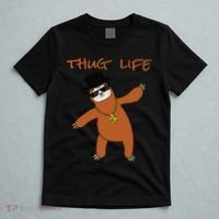 Thug Life Gangsta Sloth T-Shirt thumb 5