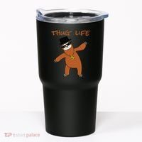 Thug Life Gangsta Sloth Tumbler thumb 0