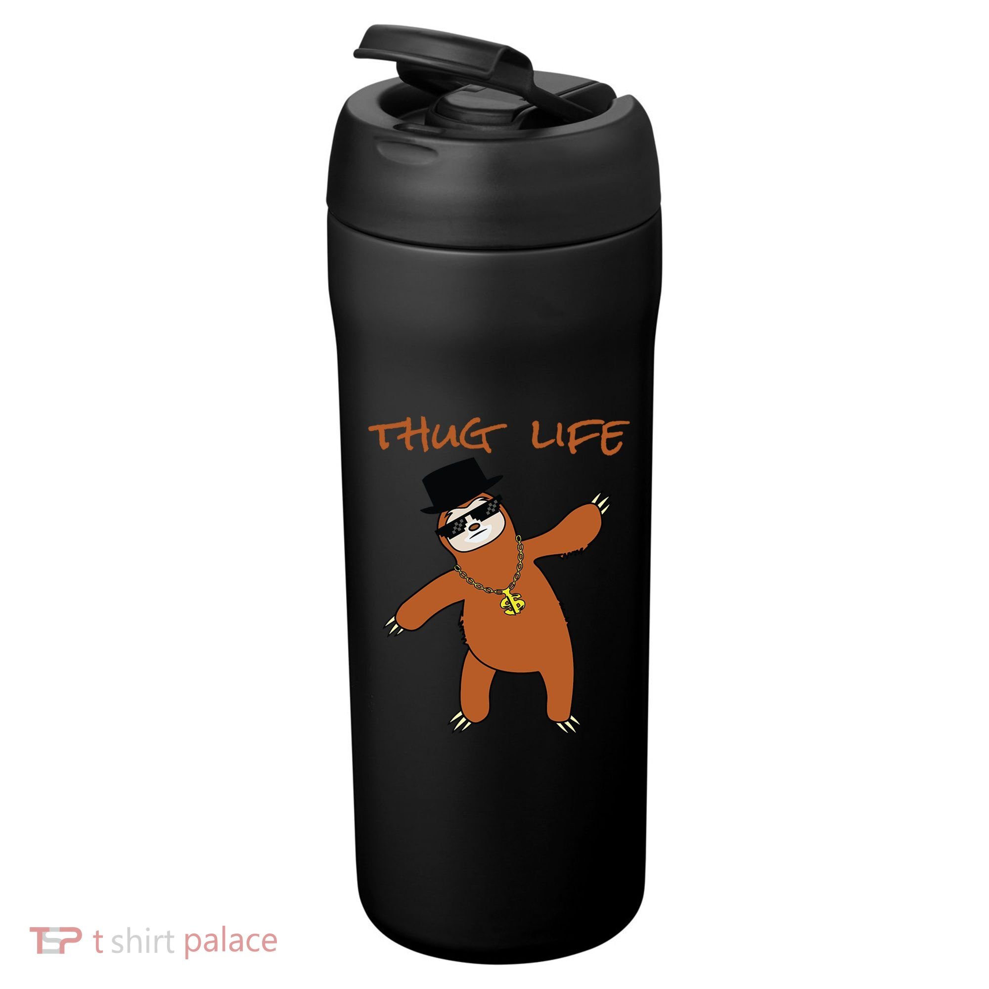 Thug Life Gangsta Sloth 24oz Duet Stainless Steel Tumbler