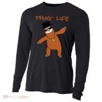 Thug Life Gangsta Sloth Cooling Performance Long Sleeve Crew thumb 0