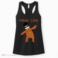 Thug Life Gangsta Sloth Women's Tank Top thumb 0