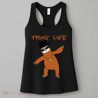 Thug Life Gangsta Sloth Women's Tank Top thumb 3