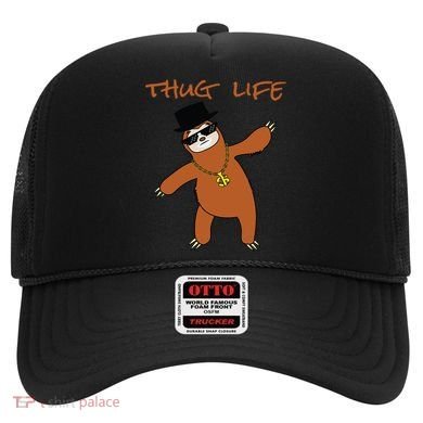 Thug Life Gangsta Sloth Hat