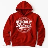 The Legend Has Officially Retired EST 2026 Emblem Hoodie thumb 0