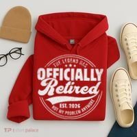 The Legend Has Officially Retired EST 2026 Emblem Hoodie thumb 4