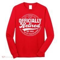The Legend Has Officially Retired EST 2026 Emblem Long Sleeve Shirt thumb 0