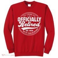 The Legend Has Officially Retired EST 2026 Emblem Sweatshirt thumb 0