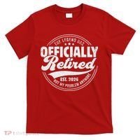 The Legend Has Officially Retired EST 2026 Emblem T-Shirt thumb 0