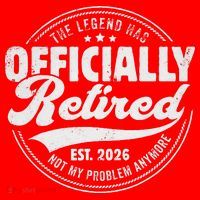 The Legend Has Officially Retired EST 2026 Emblem Coaster thumb 2