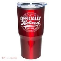 The Legend Has Officially Retired EST 2026 Emblem Tumbler thumb 0