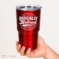 The Legend Has Officially Retired EST 2026 Emblem Tumbler thumb 2