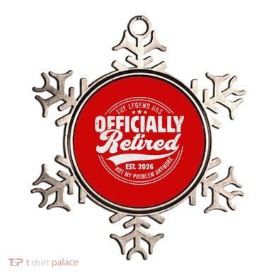 The Legend Has Officially Retired EST 2026 Emblem Ornament