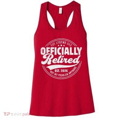 The Legend Has Officially Retired EST 2026 Emblem Women's Tank Top