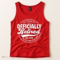 The Legend Has Officially Retired EST 2026 Emblem Tank Top thumb 2