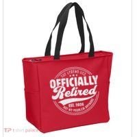 The Legend Has Officially Retired EST 2026 Emblem Tote Bag thumb 2