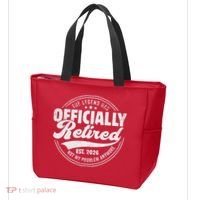 The Legend Has Officially Retired EST 2026 Emblem Tote Bag thumb 3