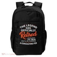 The Legend Has Retired Men Officer Officially Retirement Backpack thumb 0