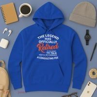 The Legend Has Retired Men Officer Officially Retirement Hoodie thumb 3