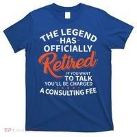 The Legend Has Retired Men Officer Officially Retirement T-Shirt thumb 0