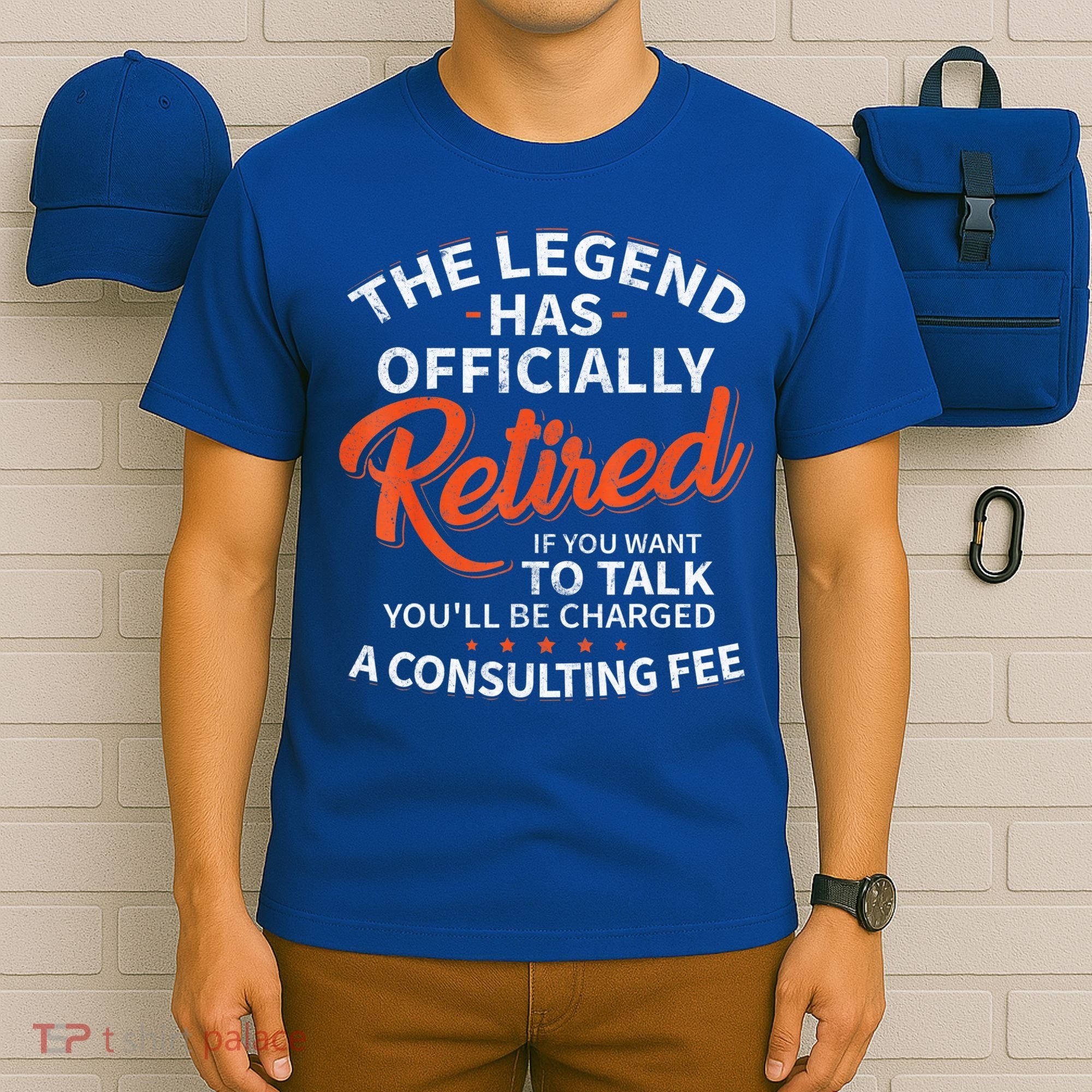 The Legend Has Retired Men Officer Officially Retirement T-Shirt