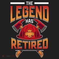 The Legend Has Retired Firefighter Fire Fighter Retirement Tumbler thumb 3