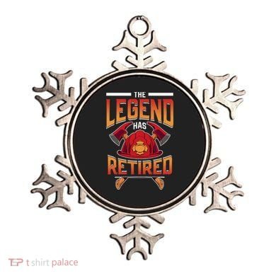 The Legend Has Retired Firefighter Fire Fighter Retirement Ornament
