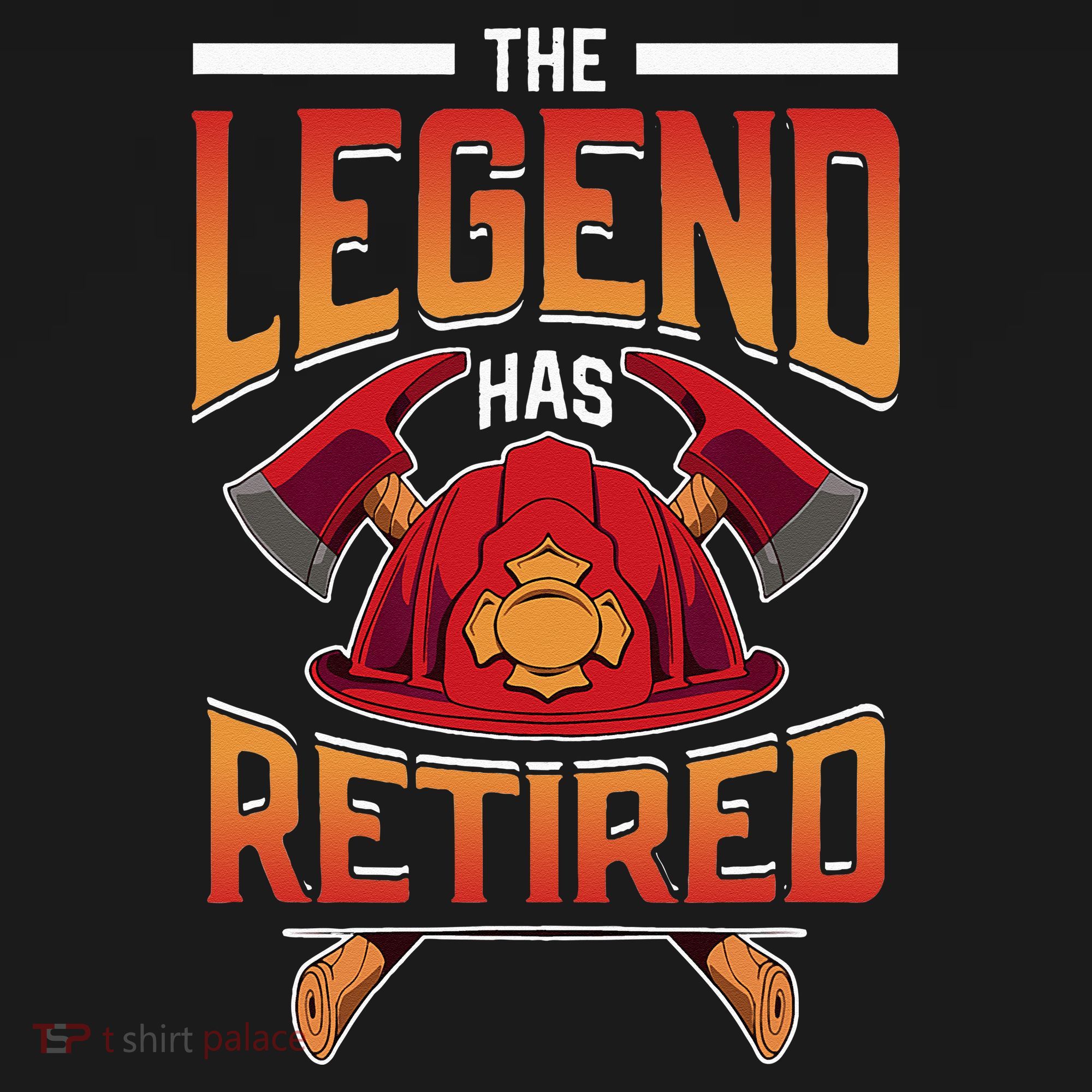 The Legend Has Retired Firefighter Fire Fighter Retirement Women's Long Sleeve Shirt